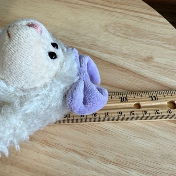 Boyds Bears Bearwear Madabot Eve Lamb Lavender Overalls 1985-1998  Retired Tags - Picture 6 of 7